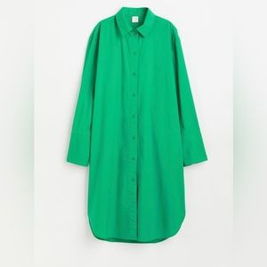 H&M Shirt  dress, XS , green